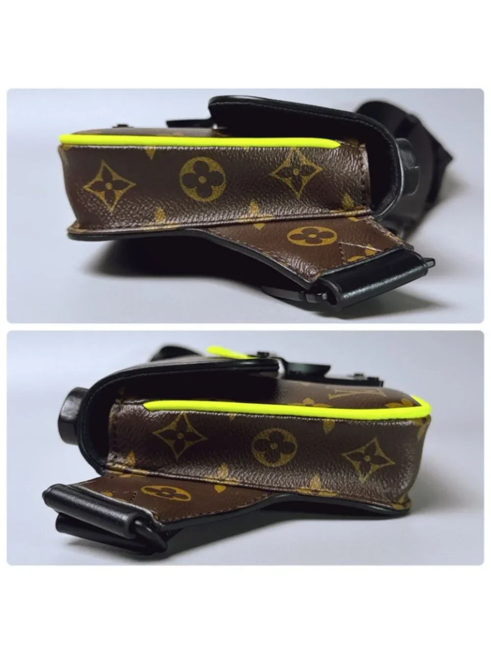 Louis Vuitton Monogram Macassar S Lock Sling
